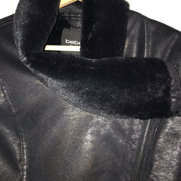 Bebe short faux leather jacket - Picture 3 of 3